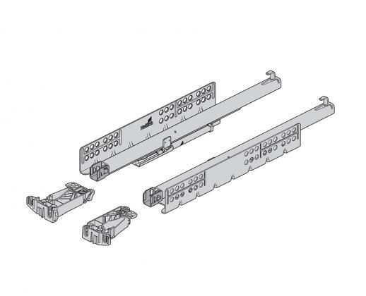 K-HETTICH Quadro YOU skrytý celovýsuv 380mm/30kg, sada pro 16mm, spojky, SiSy