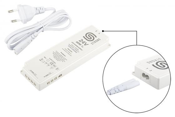 StrongLumio napájecí zdroj 24V - 60W (7x mini konektor + 1x 3PIN konektor)
