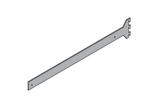 VERTIKO držák police 300x18mm tmavě hnědá