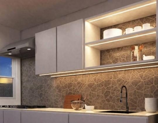 K-StrongLumio LED COB 24V 12W/m neutrální,Corner stříbrná,krytka mléčná,3m