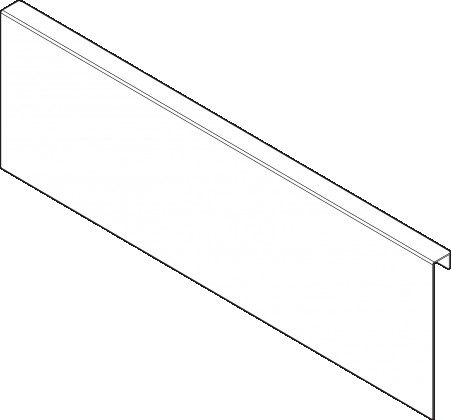 BLUM ZC7A0U0K Ambia Line profilový adaptér K šedý