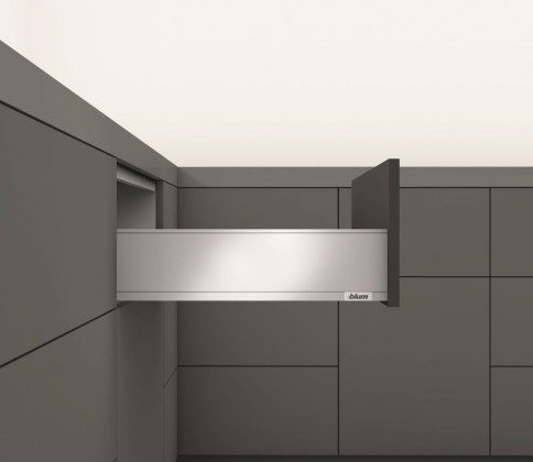 K-BLUM Legrabox, zásuvka K 500mm/70kg, Blumotion/TOB, bílá, vrut