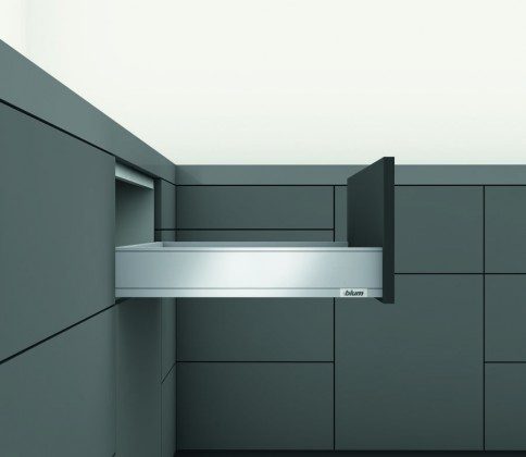 K-BLUM Legrabox, zásuvka C pure 650mm/70kg, Blumotion/TOB, bílá, Expando, dřez
