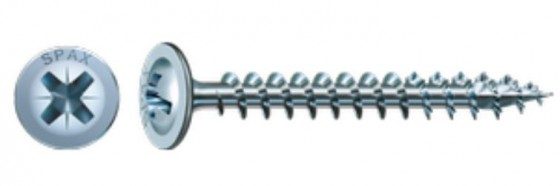SPAX vrut 3,5x17mm čočkovitá hlava s límcem PZ 4C MH