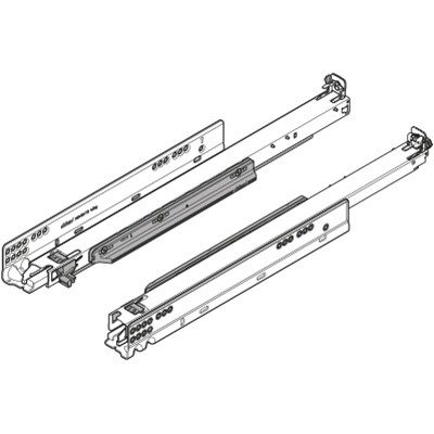 BLUM 760H2700T Movento, celovýsuv 270mm/40kg, Tip-on