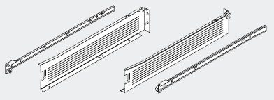 BLUM 320M3500C15 Metabox 86/350 šedý