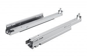 K-HETTICH Actro 5D skrytý celovýsuv, 450mm/70kg, sada pro 16mm, spojky, SiSy