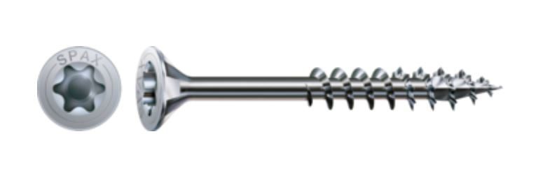 SPAX vrut 8x260/80mm zápustná hlava TXS,W,4C MH částečný závit