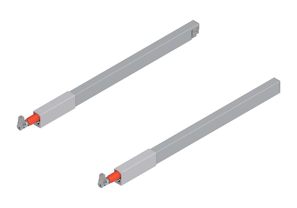 BLUM ZRG.337RS Antaro, podélný reling 400mm, šedá, sada