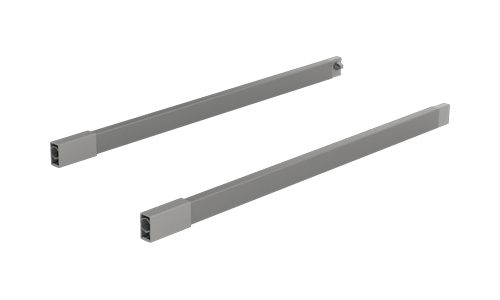 K-HETTICH ArciTech horní reling, 450mm, pár, hmoždinka, antracit
