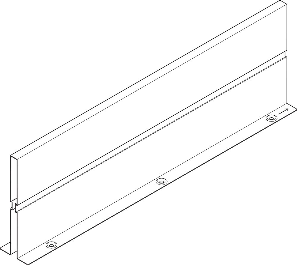BLUM Z46L570S mezistěna Intivo 600 bílá