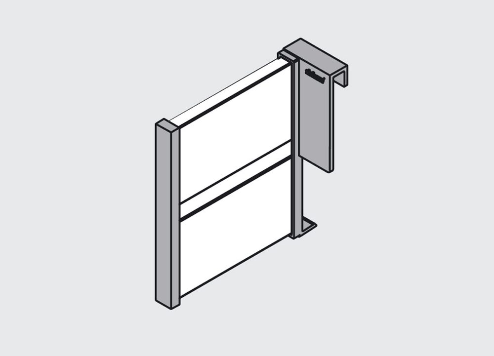 BLUM Z43L100S podélné dělení bílé