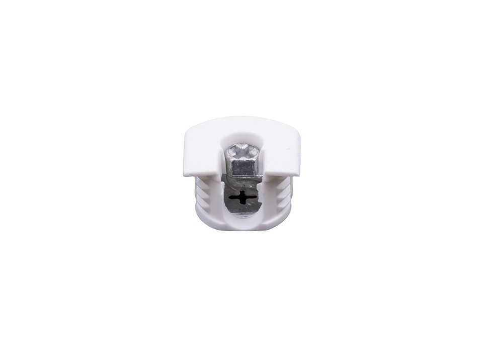 SE02 Excentr policový 20x14mm bílý