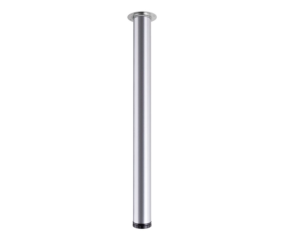 StrongLegs stolová noha TS001 820R/60mm stříbrná lesklá