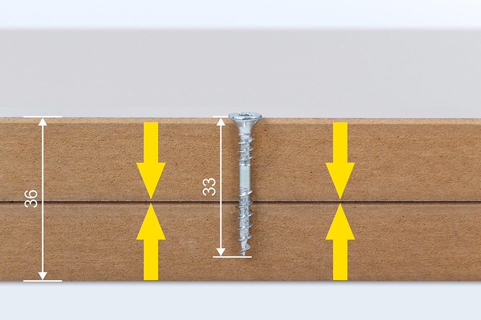 SPAX vrut 4x33mm zápustná hlava TXS,W,4C MH dvojitý závit (TUPL)