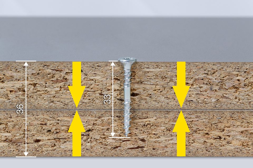 SPAX vrut 4x33mm zápustná hlava TXS,W,4C MH dvojitý závit (TUPL)