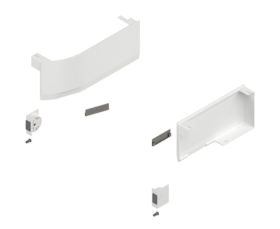 BLUM 23K8000 Aventos HK Top krytky pro S-D, bílá