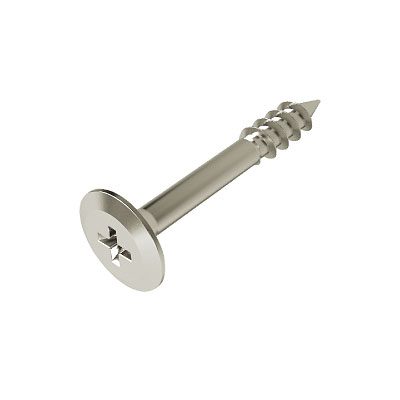 IF vrut ozdobný Flat 4x27/16mm plochá hlava částečný závit