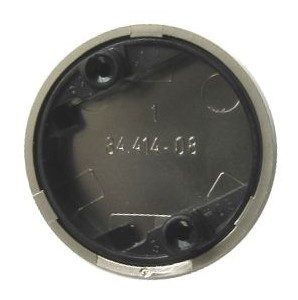 BLUM 84.4140 vnější krytka závěsu, vrtané sklo, tvar "O", lesklý chrom