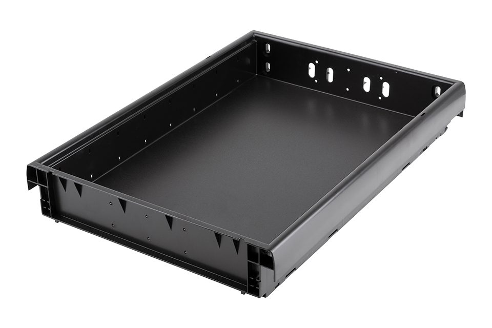 BBP-OP V zásuvka 510 mm plastová černá