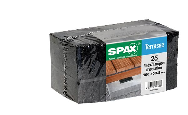 SPAX PAD podložka 100x100x8mm 20ks