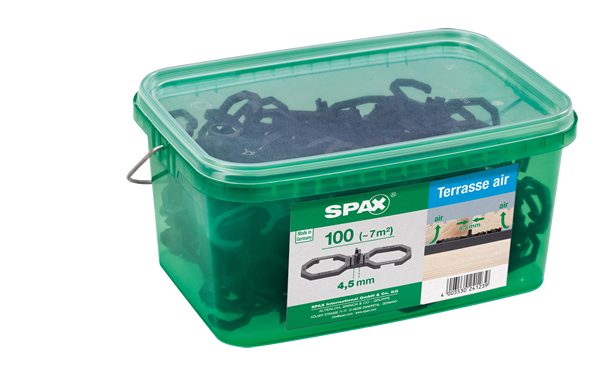 SPAX Air distanční podložky 4,5mm 100ks