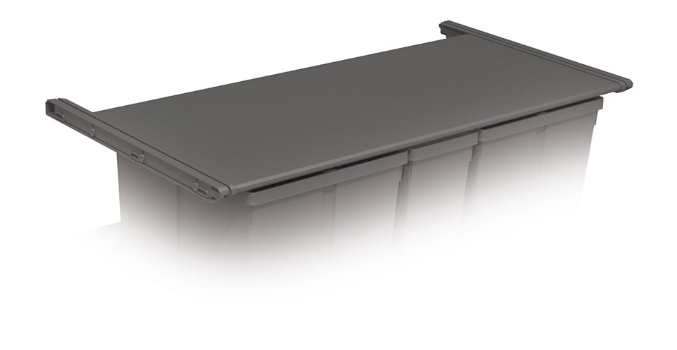 GOLLINUCCI Příslušenství pevná police pro Sorter 9XL System 600mm plast antracit