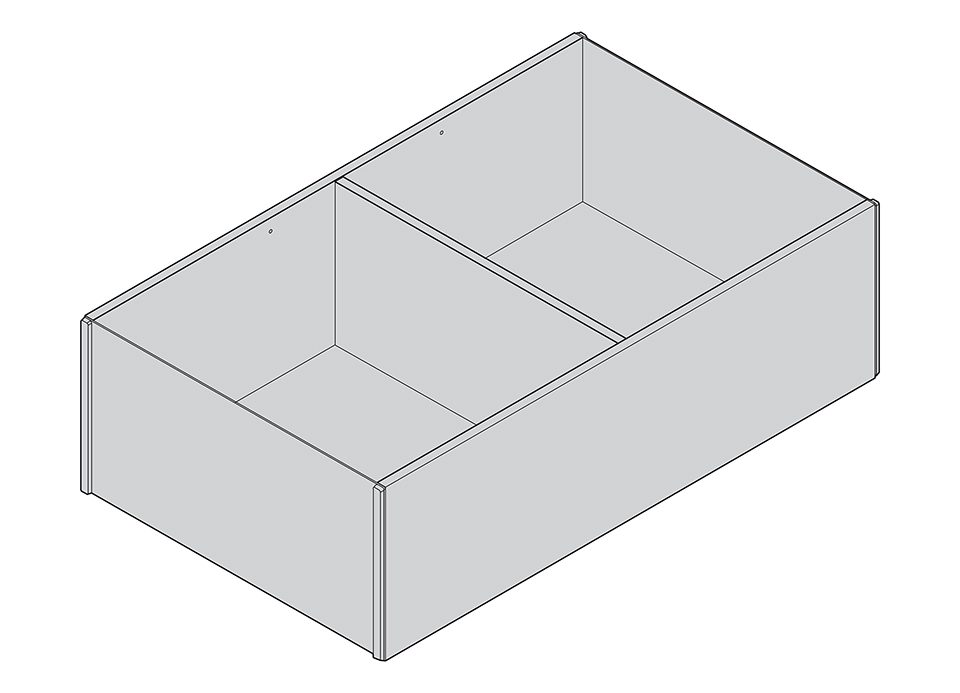 BLUM ZC7F400RHP Ambia Line rám 400 dub bardolino