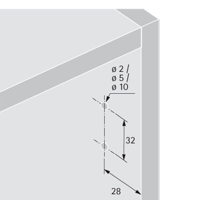 HETTICH 9239088 PTOs pro závěsy s integrovaným tlumením bílá