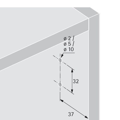 HETTICH 9239087 PTOs pro závěsy s integrovaným tlumením antracit