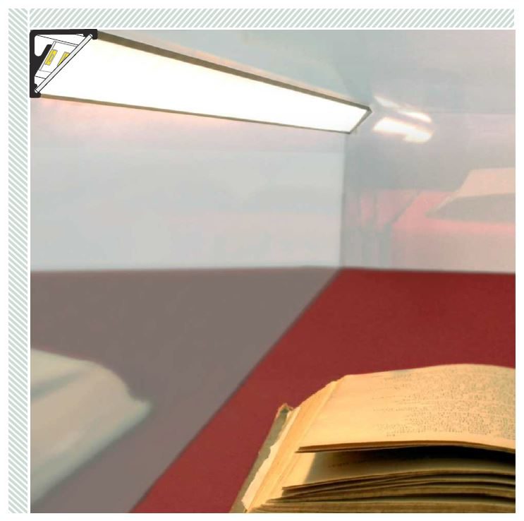 StrongLumio profil LED Cabi 12 E, 2000mm stříbrná elox