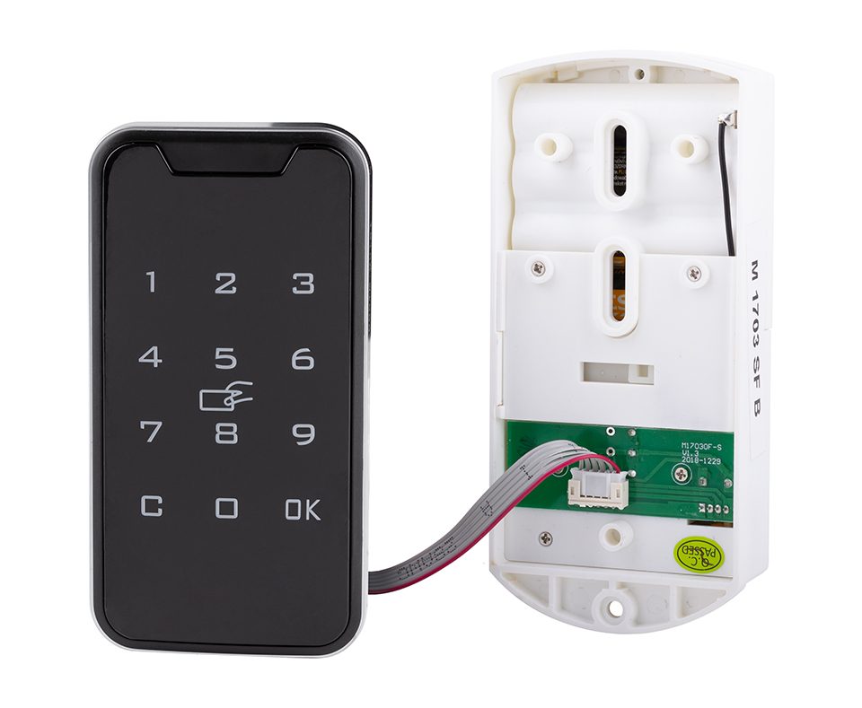 StrongLocks Elektronický zámek na klávesnici a čipovou kartu černá