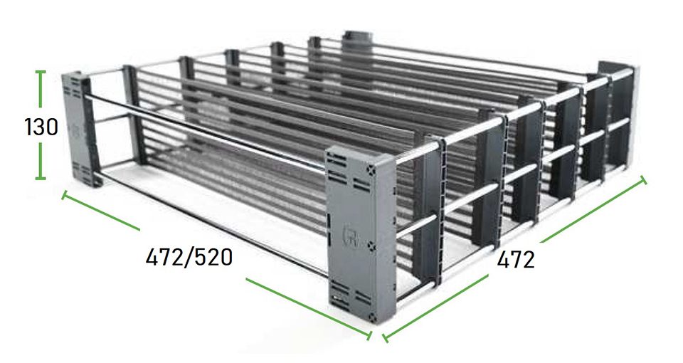 KES 005360 SpaceFlexx organizér zásuvky pro Innotech hloubka 500mm