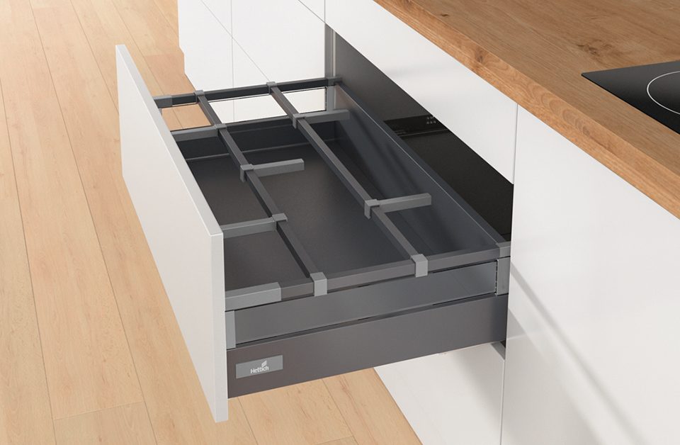 HETTICH Orgastore 410, dělící prvek antracit