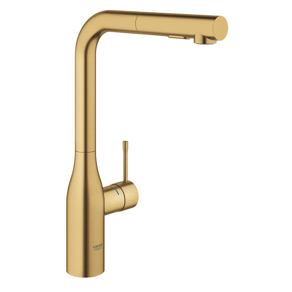 GROHE 30270GN0 Baterie ESSENCE L-výpusť s duál. sprchou kartáčovaný Cool Sunrise