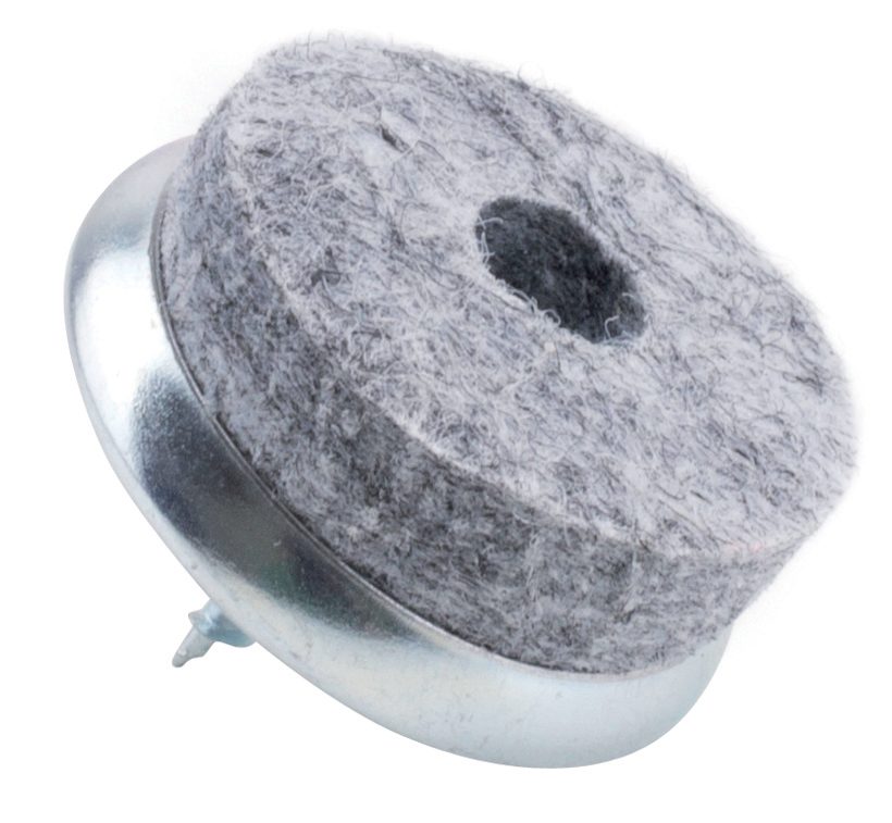 STRONG kluzák na vrut s plstí průměr 24mm šedá