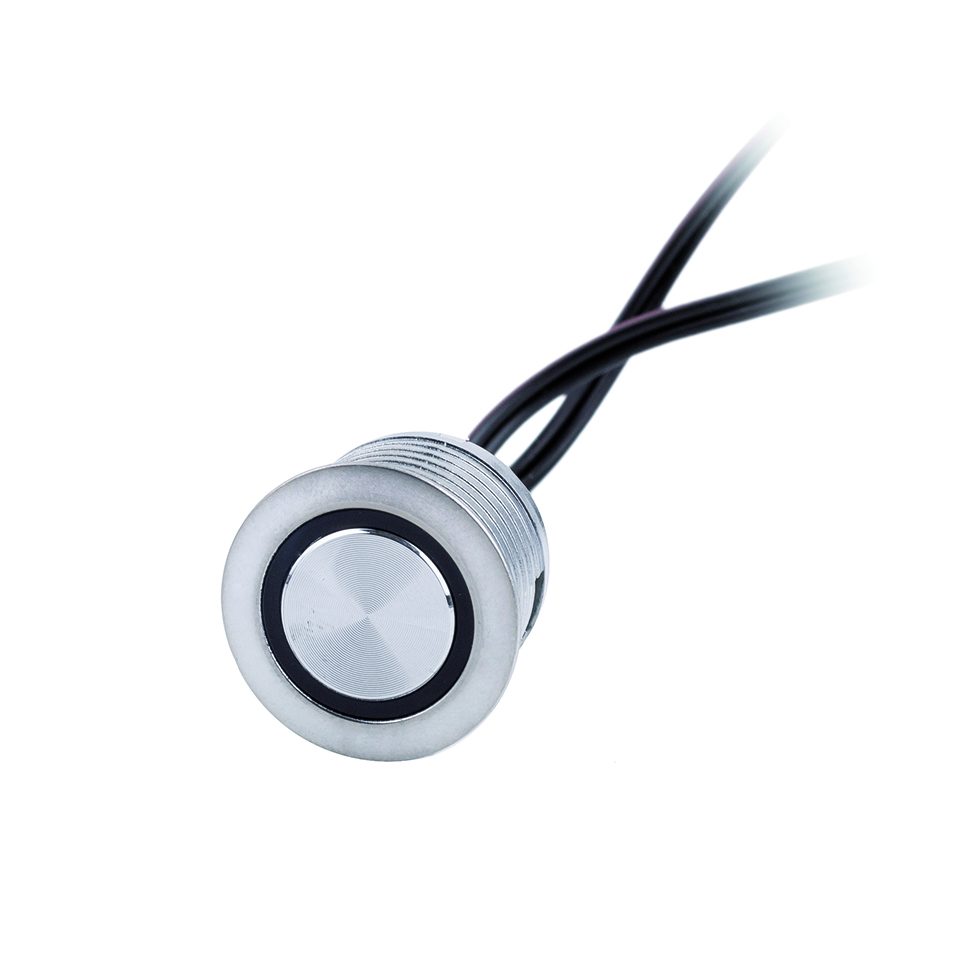 StrongLumio vypínač/stmívač 12-24V, 4A konektory Mini, stříbrná