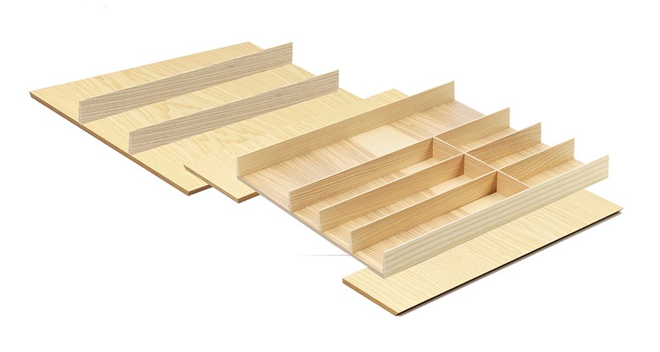 KES 009203 LiniQ příborník sada 580-935x472mm světlý dub