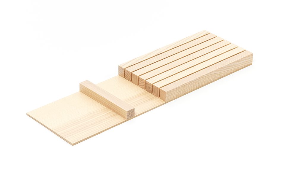 KES 009169 LiniQ držák nožů do příborníků 137x472mm světlý dub