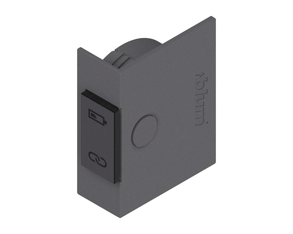 BLUM 23P5020 Aventos Servo-drive vypínač, tmavě šedá