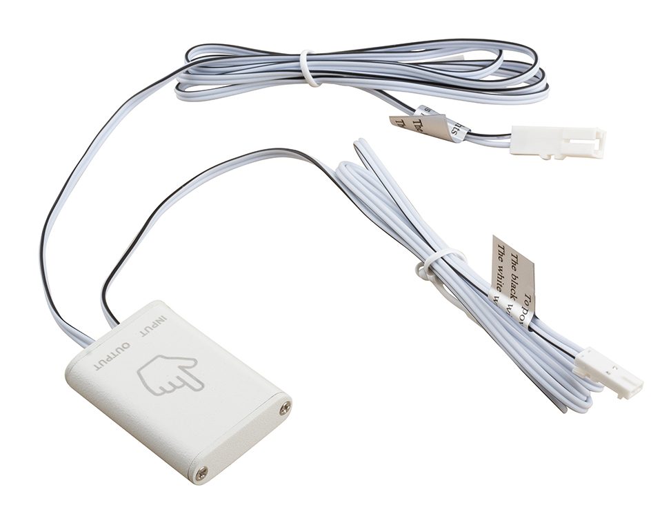 StrongLumio povrchový vypínač/stmívač 12-24V, 4A konektory Mini, bílá