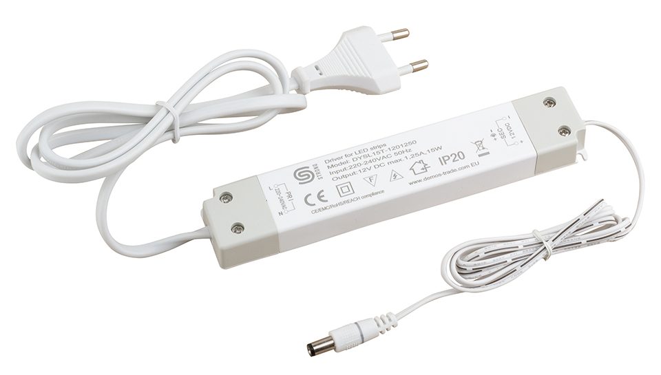 StrongLumio napájecí zdroj plochý pro LED 12V, 15W