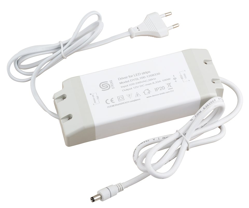 StrongLumio napájecí zdroj plochý pro LED 12V, 100W