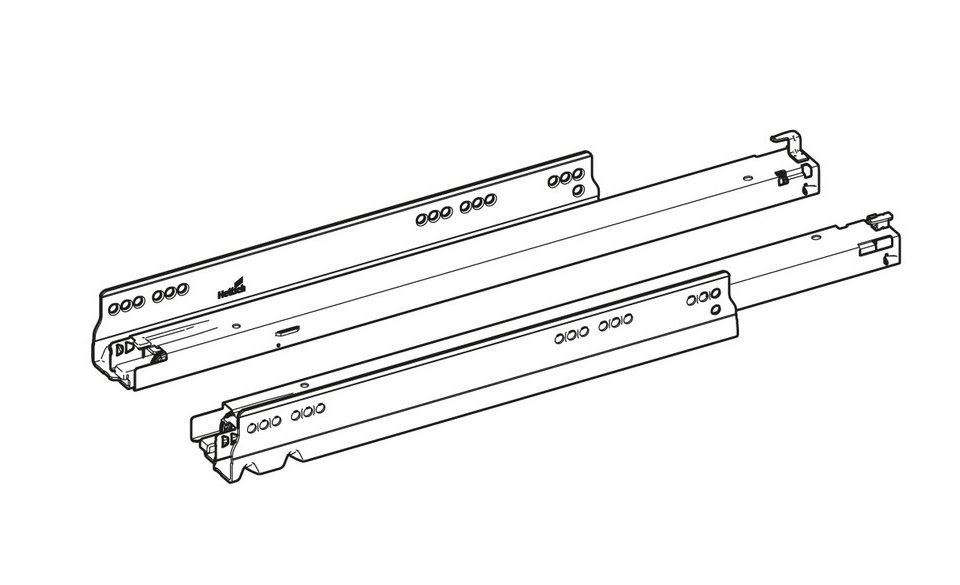 HETTICH Actro YOU celovýsuv 500mm/70kg SiSy L+P