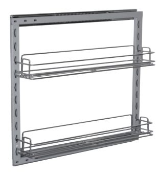 StrongWire boční koš 200 mm, kuličkový tlumený výsuv