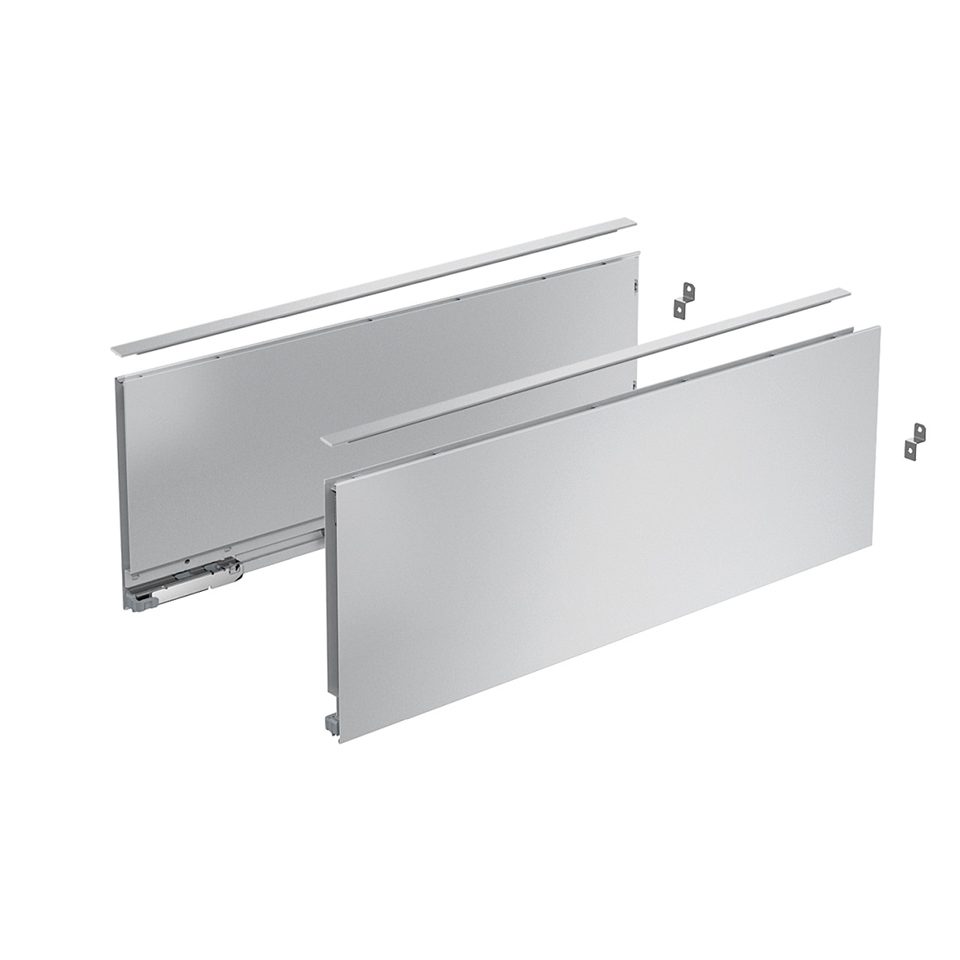 HETTICH sada AvanTech YOU zásuvka, 187/450mm, 30kg, Quadro, stříbrná, SiSy