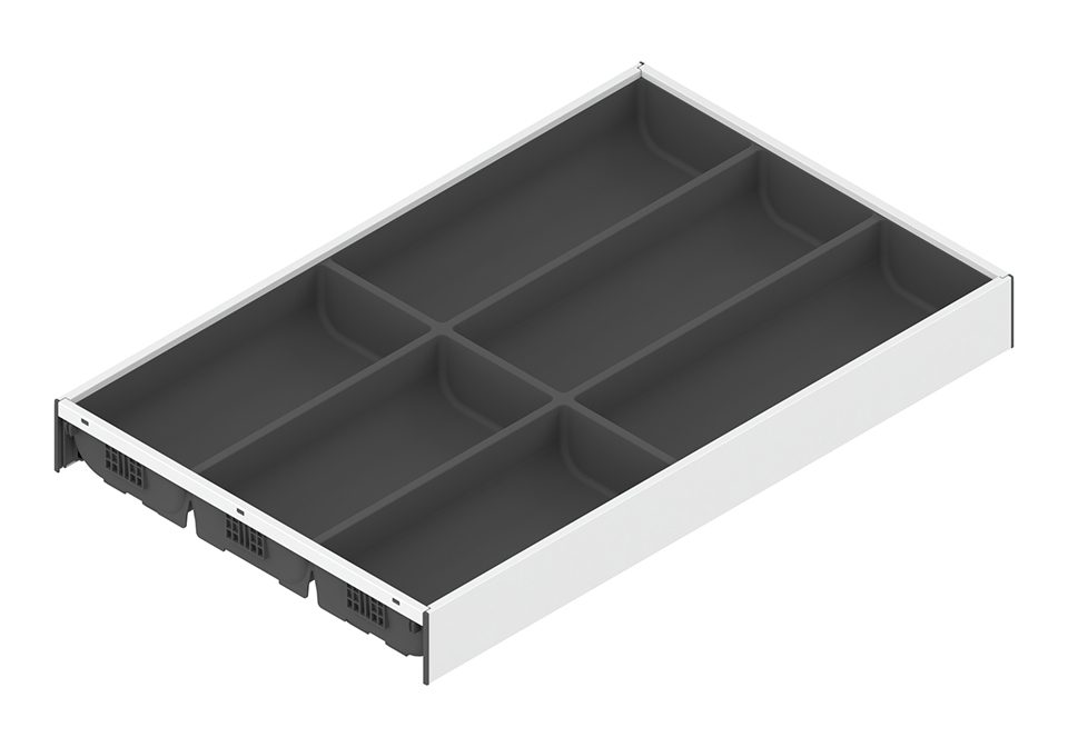 K-BLUM Legrabox M 500 mm/40 kg,bílá,vrut+příborník ZC7S500BS3