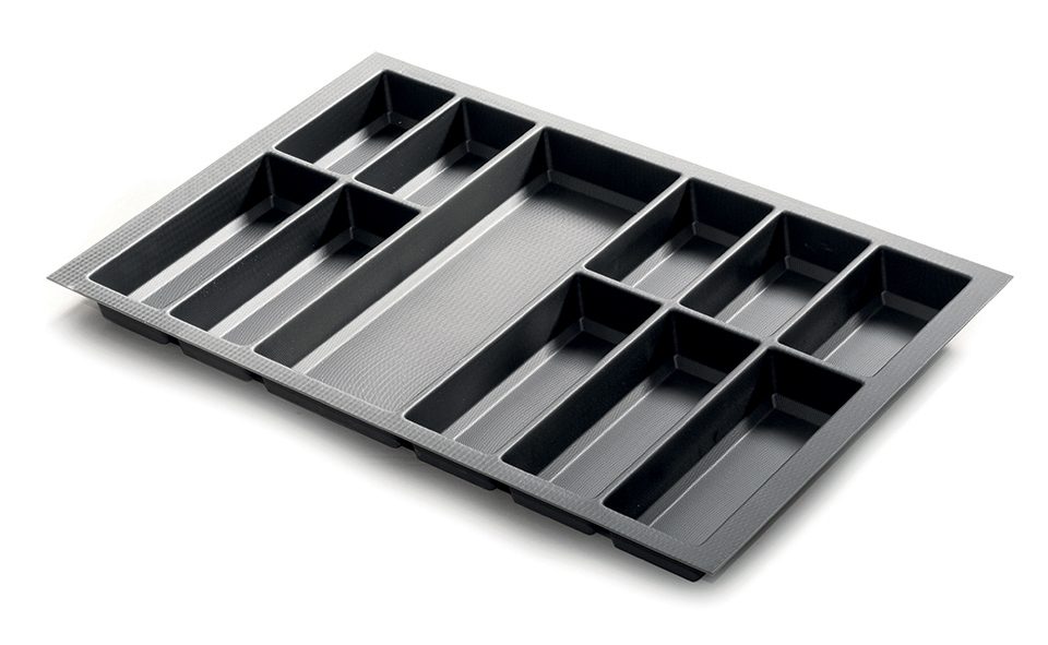 Příborník Classico Kristall softTouch 722x474mm černá