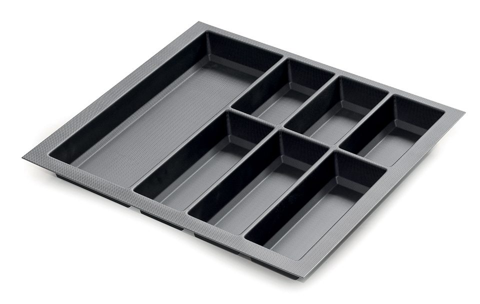 Příborník Classico Kristall softTouch 522x474mm černá