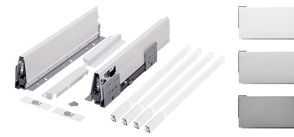 K-StrongBox H204/550mm se dvěma hranatými relingy barva titan